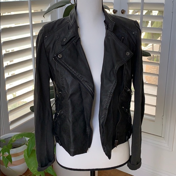 Silence & Noise Leather Jacket - Picture 1 of 3